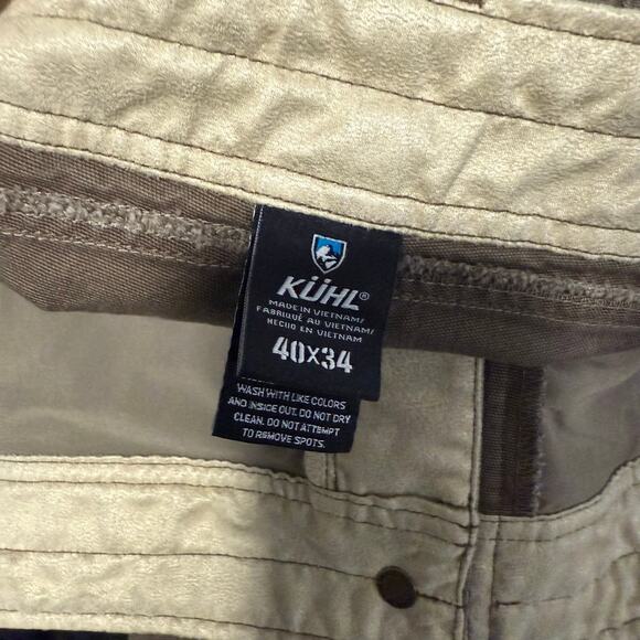 Kuhl Men's The Lawless Jean Pant Cargo Workwear Hiking Brown 40 x 34 - Picture 4 of 10